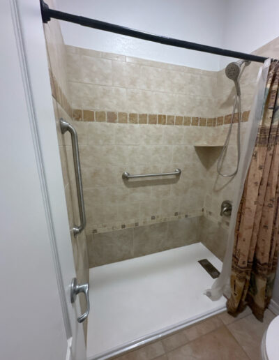 HISA Approved Barrier Free Shower for Edward