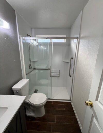 HISA Approved Barrier Free Shower for Frank