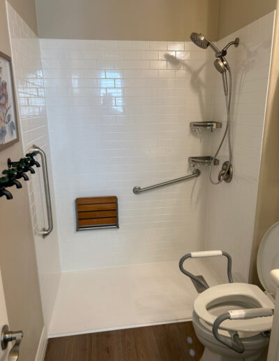 HISA Approved Barrier Free Shower for Rafael