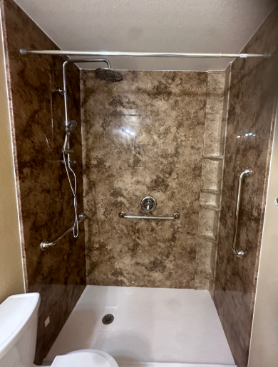 HISA Approved Barrier Free Shower for Joseph