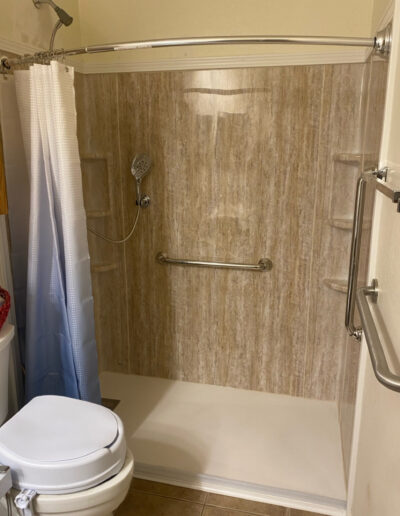 HISA Barrier Free Accessible Shower for Larry