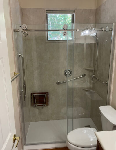 HISA Approved Barrier Free Shower for Stephen