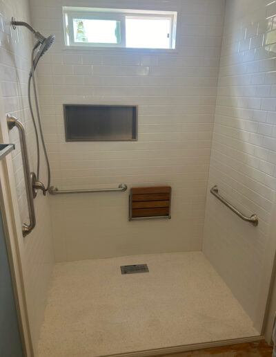 HISA Approved Barrier Free Shower for Ronald