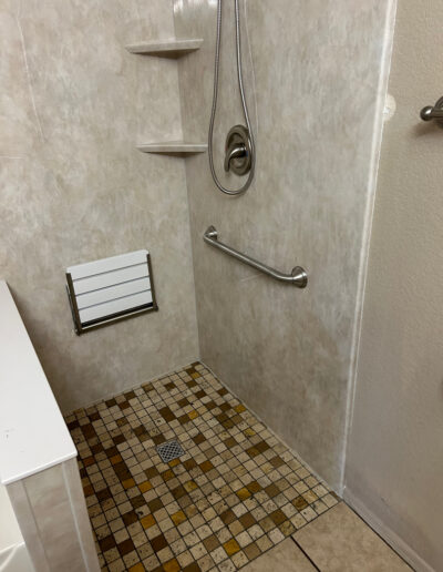 HISA Barrier Free Shower for Suzanna