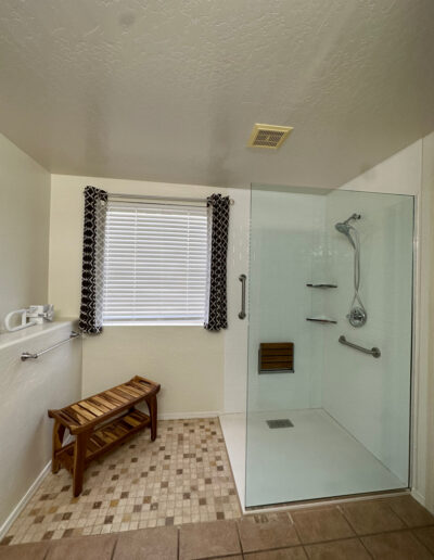 HISA Approved Barrier Free Shower for Edward