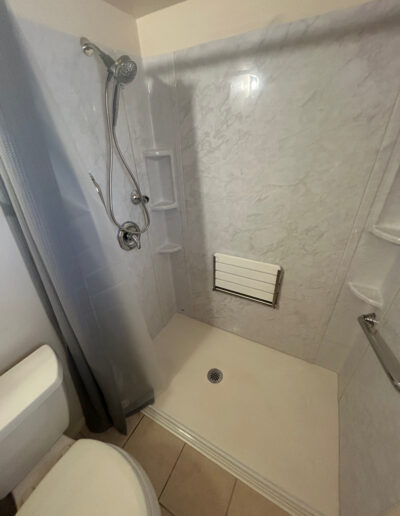 HISA Approved Barrier Free Shower for Lori