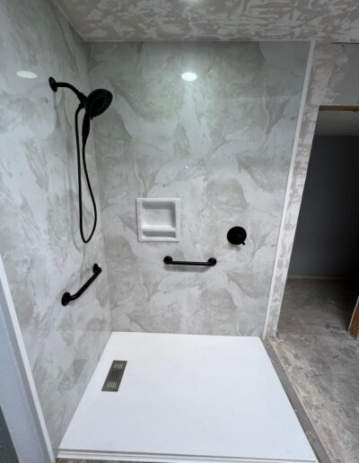 HISA Approved Barrier Free Shower for Frank