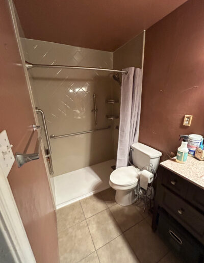 HISA Approved Barrier Free Shower fro Randy