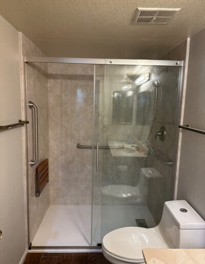 HISA Approved Barrier Free Shower for Jay